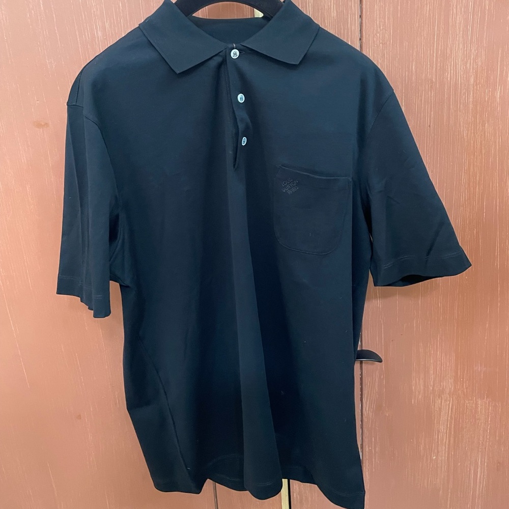Louis Vuitton Black Polo Shirt